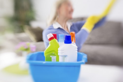 Commercial cleaners maintaining retail and mixed-use premises in W6