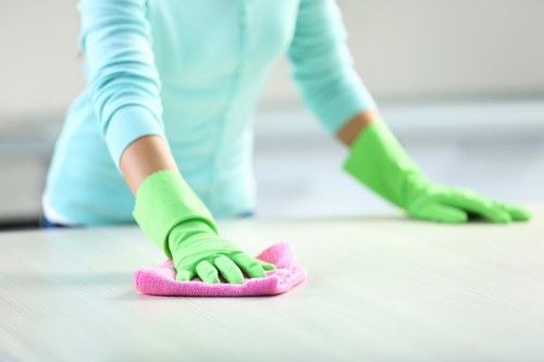 Deep cleaning service for a W6 home kitchen and living space