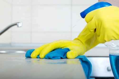 Deep cleaning of a sofa in a W6 flat with careful access planning